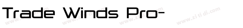 Trade Winds Pro字体转换